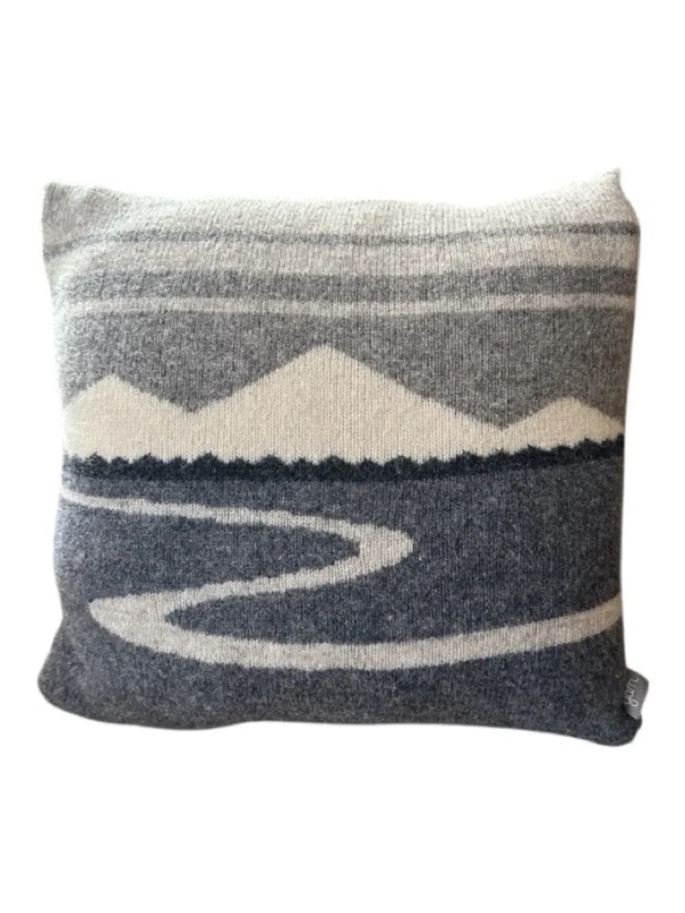 My Friend Yarn Jamtland Cushion Cover Scandinavian Design Handmade Throw Pillow